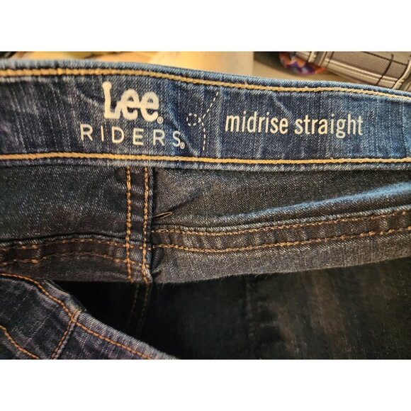 Riders By Lee Blue Jeans Women’s 22WP Medium Midrize Straight Leg Denim. - Picture 5 of 9